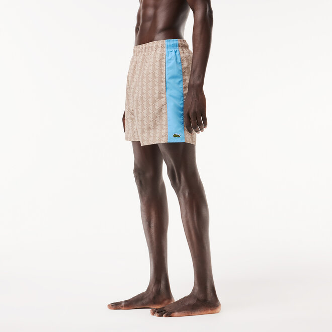 Lacoste Heren 1HM1 Swimming Trunks 01 Croissant/Bonnie