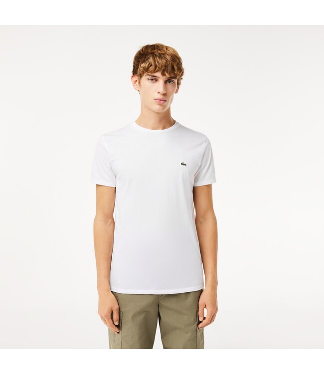 Lacoste Lacoste Heren 1HT1 T-Shirt 01 White