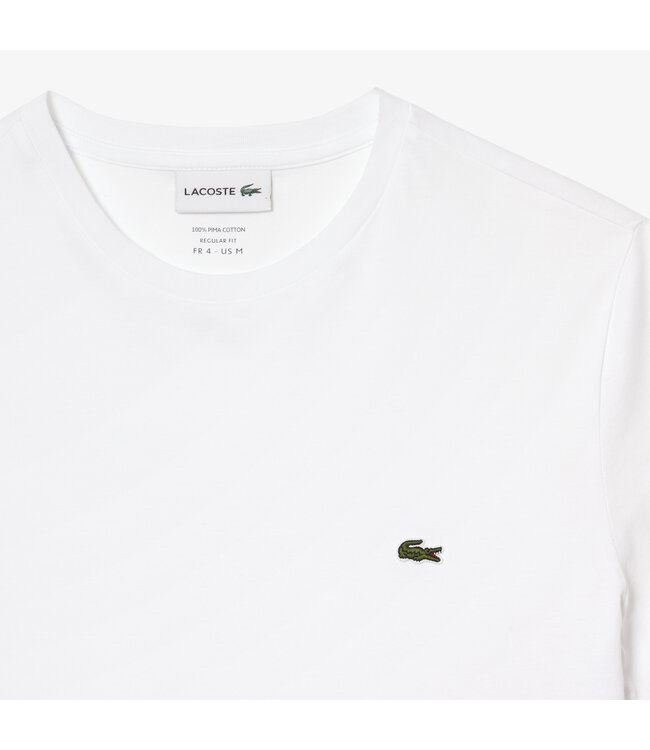 Lacoste Lacoste Heren 1HT1 T-Shirt 01 White
