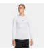 Nike Nike Heren DriFit Tight Top Longsleeve White