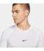Nike Nike Heren DriFit Tight Top Longsleeve White