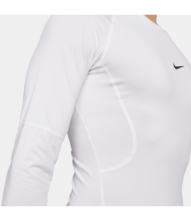 Nike Nike Heren DriFit Tight Top Longsleeve White