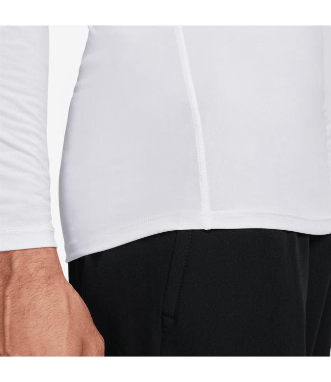 Nike Nike Heren DriFit Tight Top Longsleeve White