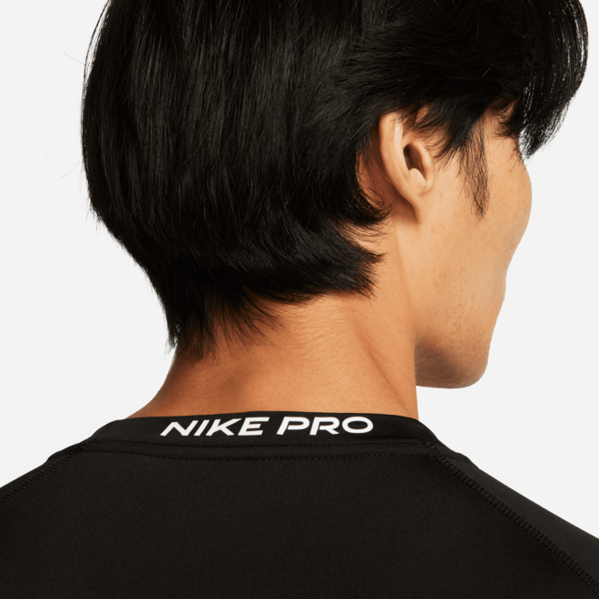 Nike Heren DriFit Tight Top Longsleeve Black