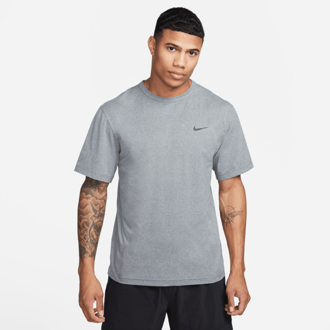 Nike Heren DriFit UV Hyverse SS Smoke Grey