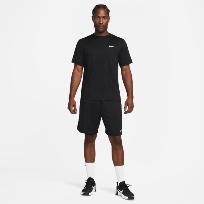 Nike Heren DriFit UV Hyverse SS Black
