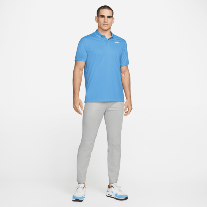 Nike Heren DriFit Victory Solid Polo Univ Blue