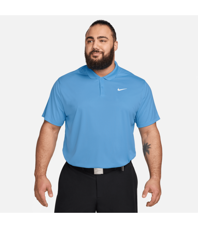 Nike Nike Heren DriFit Victory Solid Polo Univ Blue