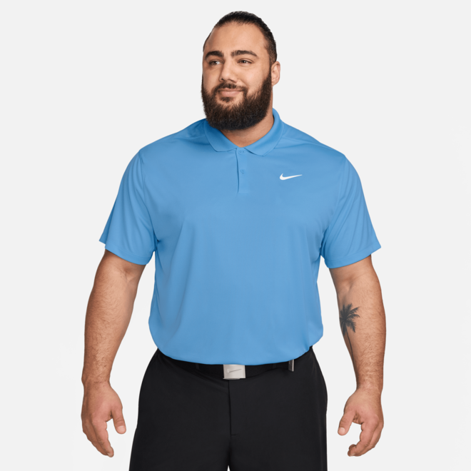 Nike Heren DriFit Victory Solid Polo Univ Blue