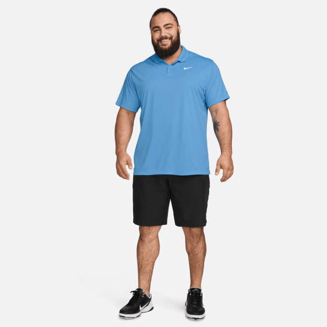 Nike Heren DriFit Victory Solid Polo Univ Blue