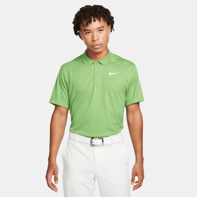 Nike Heren DriFit Victory Solid Polo Chloro