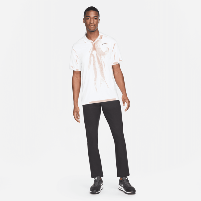 Nike Heren DriFit Victory Solid Polo White