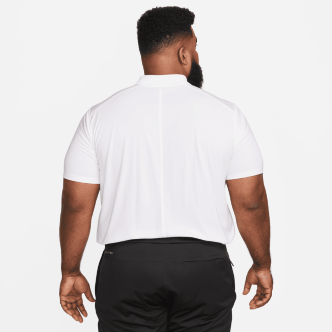 Nike Heren DriFit Victory Solid Polo White