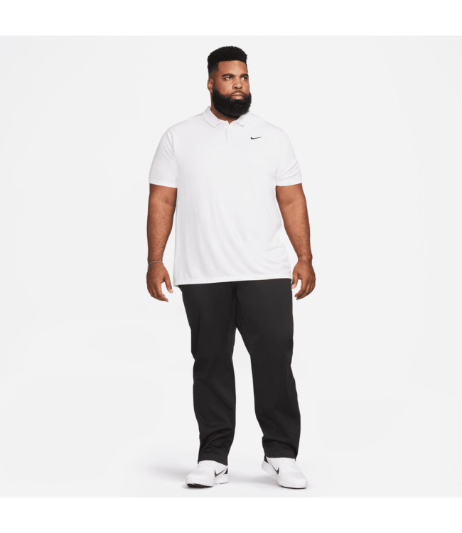 Nike Nike Heren DriFit Victory Solid Golf Polo Wit