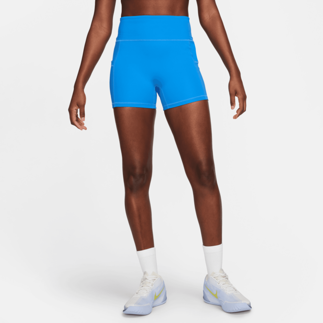 Nike Dames Drifit Adv Short Photo Blue