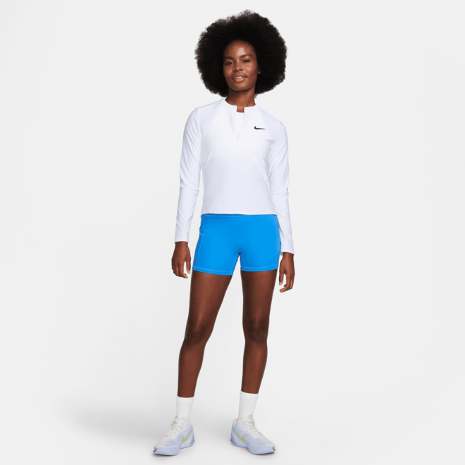 Nike Dames Drifit Adv Short Photo Blue