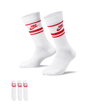 Nike Nike Sportswear Everyday Essential Socks White/Red