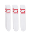 Nike Nike Sportswear Everyday Essential Socks White/Red