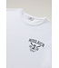 Woolrich Woolrich Heren Navy Logo T-Shirt Bright White