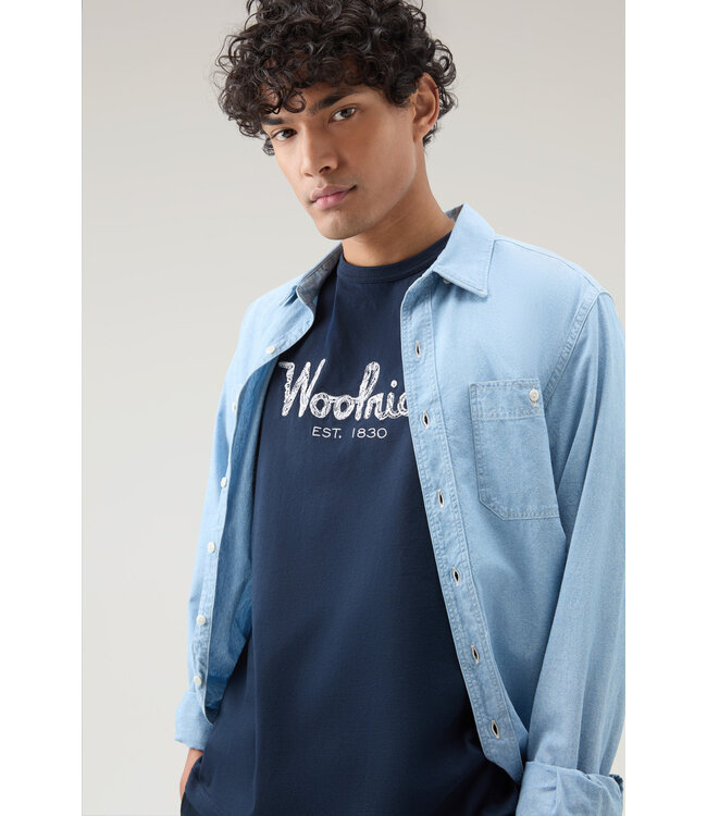 Woolrich Woolrich Heren Embroidered Logo T-Shirt