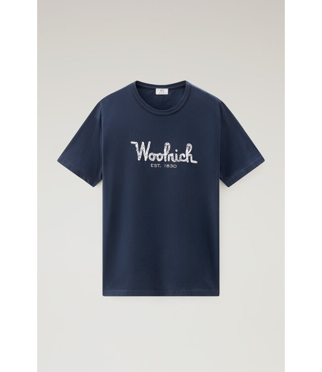 Woolrich Woolrich Heren Embroidered Logo T-Shirt