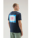 Woolrich Woolrich Heren Flag T-Shirt Melton Blue
