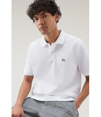 Woolrich Woolrich Heren Classic American Polo Bright White
