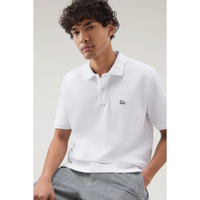 Woolrich Heren Classic American Polo Bright White