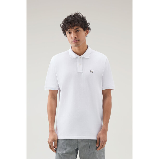 Woolrich Heren Classic American Polo Bright White