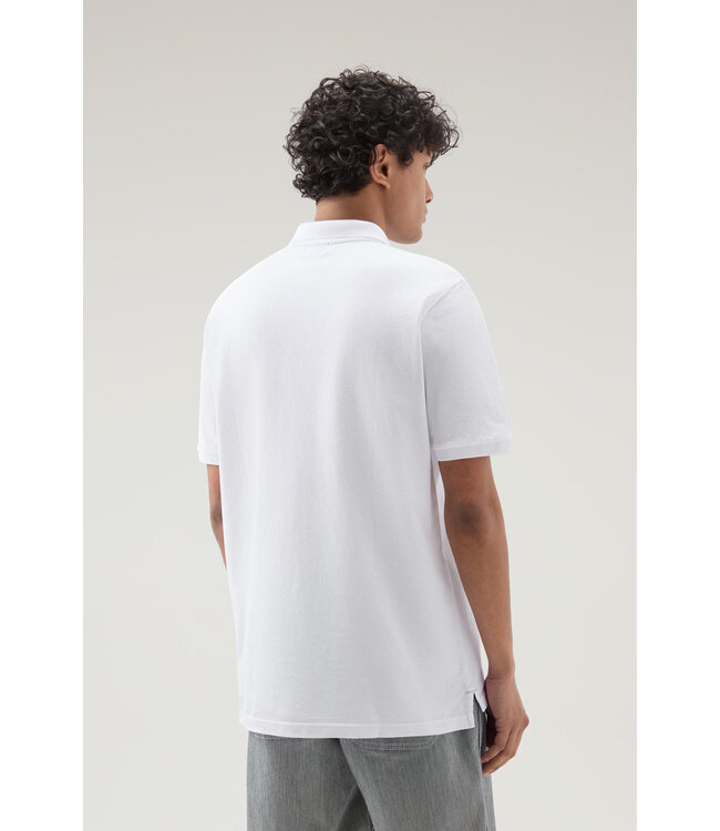Woolrich Woolrich Heren Classic American Polo Bright White