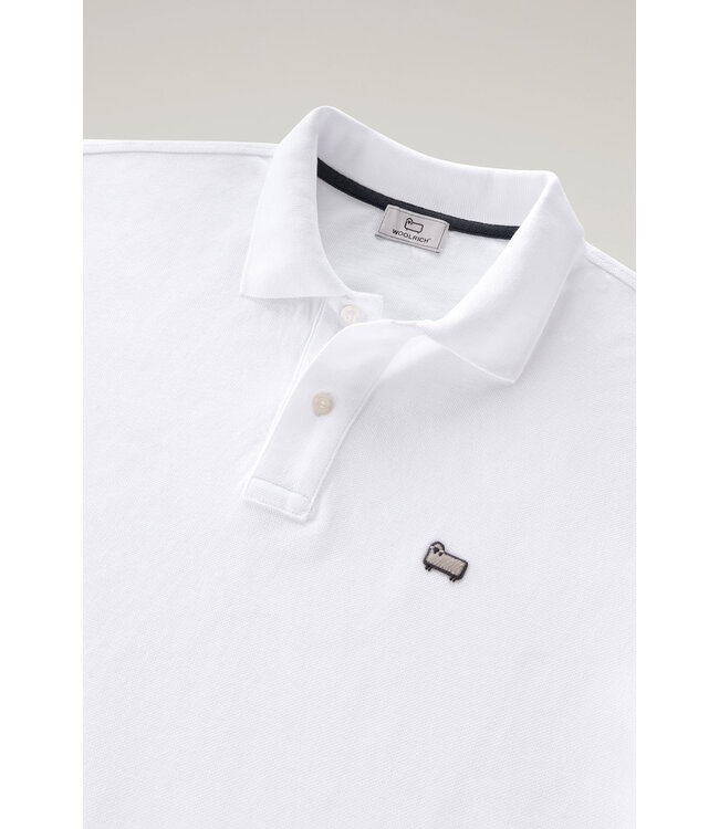 Woolrich Woolrich Heren Classic American Polo Bright White
