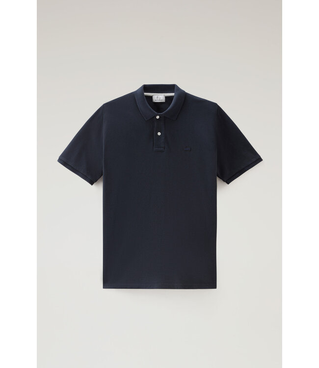 Woolrich Woolrich Heren Classic American Polo Melton Blue