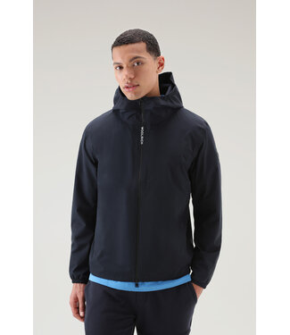 Woolrich Woolrich Heren Pacific Two Layers Jacket Melton Blue