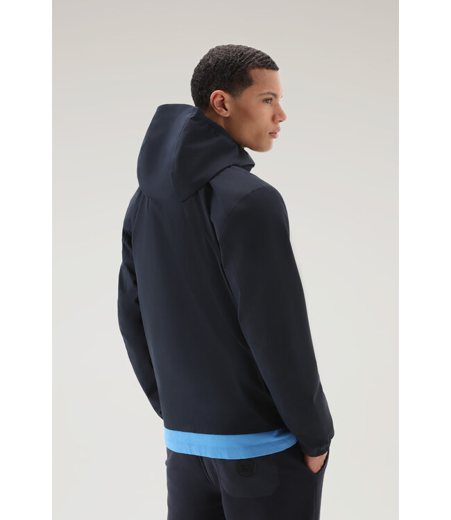 Woolrich Woolrich Heren Pacific Two Layers Jacket Melton Blue