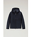 Woolrich Woolrich Heren Pacific Two Layers Jacket Melton Blue