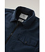 Woolrich Woolrich Heren Gabardine Overshirt Melton Blue