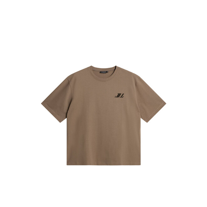 J.lindeberg Men Cameron Loose Tee Walnut