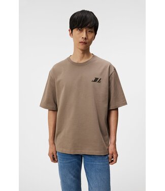 J. Lindeberg J.lindeberg Men Cameron Loose Tee Walnut