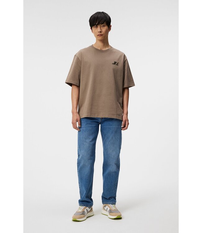J. Lindeberg J.lindeberg Men Cameron Loose Tee Walnut