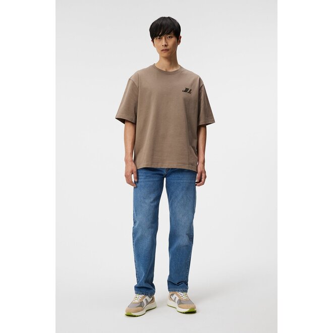 J.lindeberg Men Cameron Loose Tee Walnut