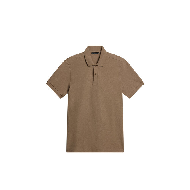 J.lindeberg Men Troy Polo Shirt Batik Khaki Melange