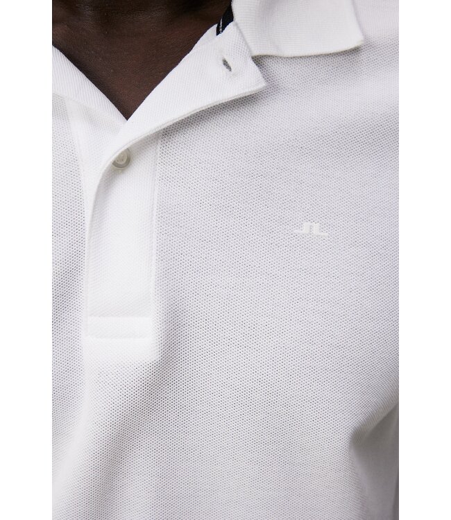 J. Lindeberg J.lindeberg Men Troy St Pique Polo Shirt White