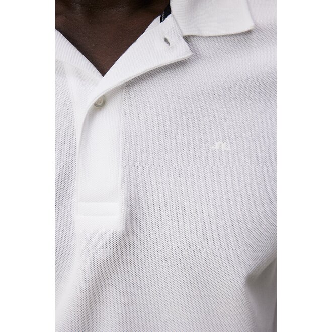 J.lindeberg Men Troy St Pique Polo Shirt White