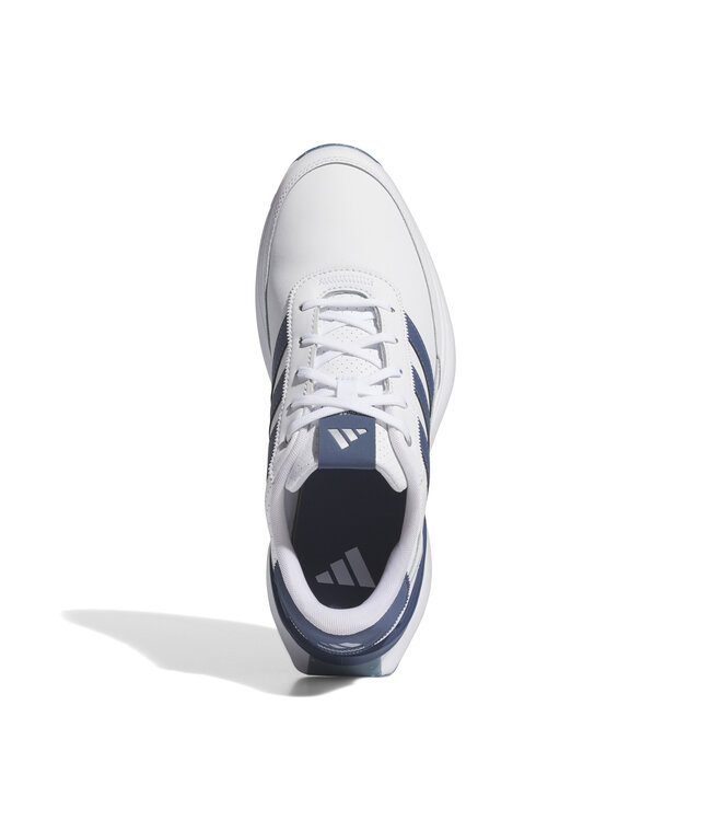 Adidas Adidas Heren S2G SL Leer Golfschoen Wit Blauw Streep