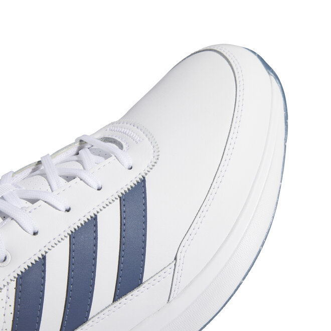 Adidas Heren S2G SL Leer Golfschoen Wit Blauw Streep