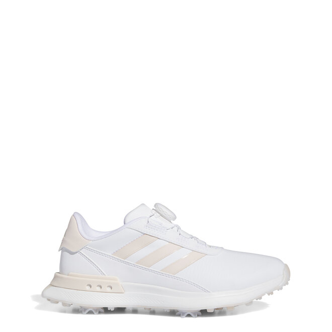 Adidas Dames S2G BOA Golfschoen Wit Zalm Streep