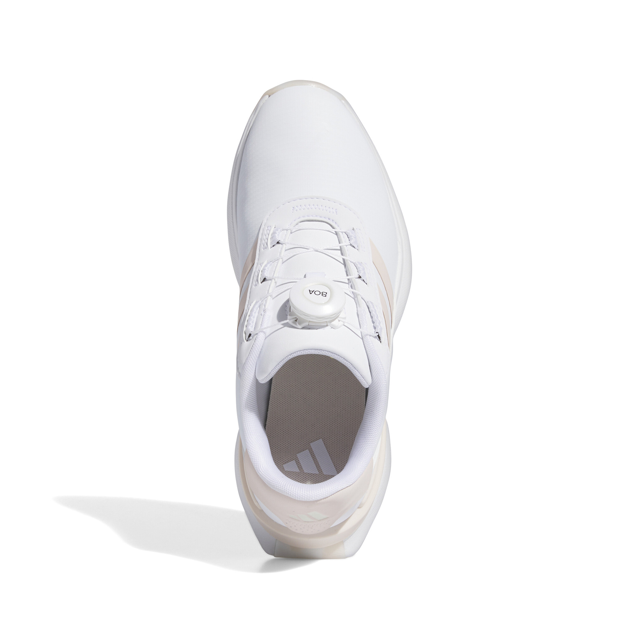 Adidas Dames S2G BOA Golfschoen Wit Zalm Streep John's Sport Shop