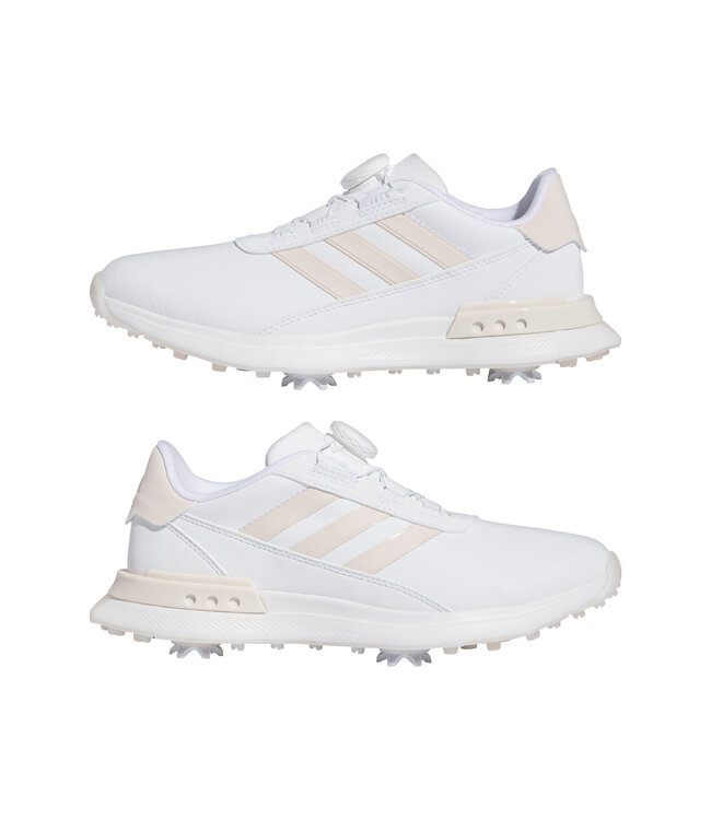 Adidas Adidas Dames S2G BOA Golfschoen Wit Zalm Streep
