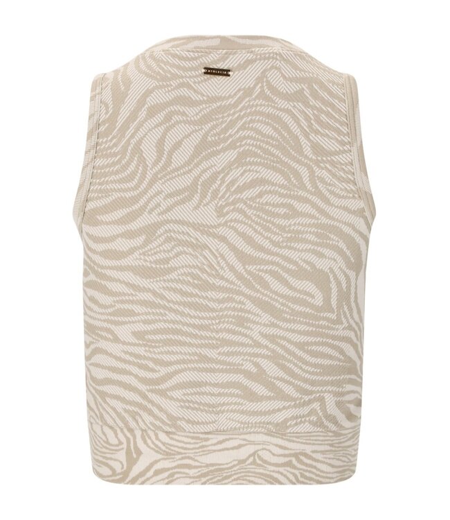 Athlecia Athlecia Ralphine Seamless Top Print Beige