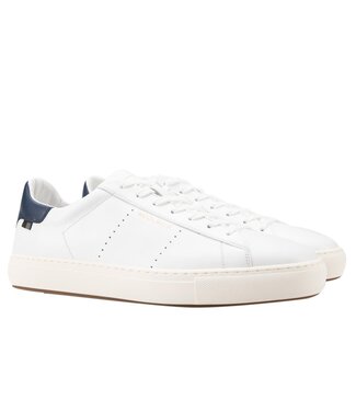 Woolrich Woolrich Sneaker Heren Wit Blauw Leer